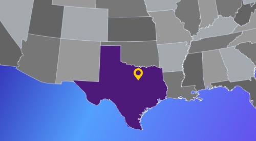 Fort Worth is located almost in the middle of the southern half of the US