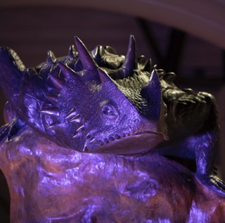 Horned Frog statue