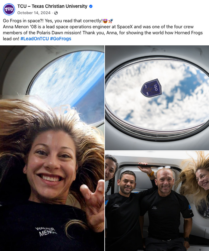 Facebook post October 14, 2024