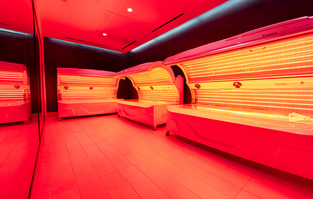 HPC red-light therapy pods